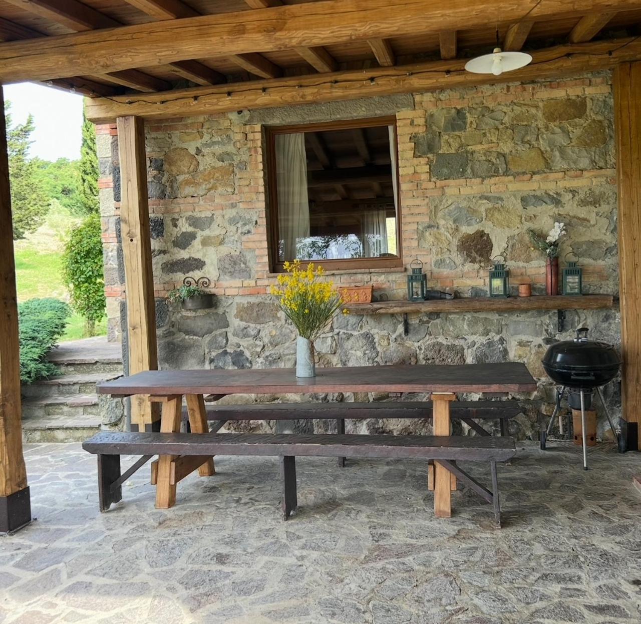 Casale Meraviglioso Val D'Orcia Con Piscina Radicofani Exteriér fotografie